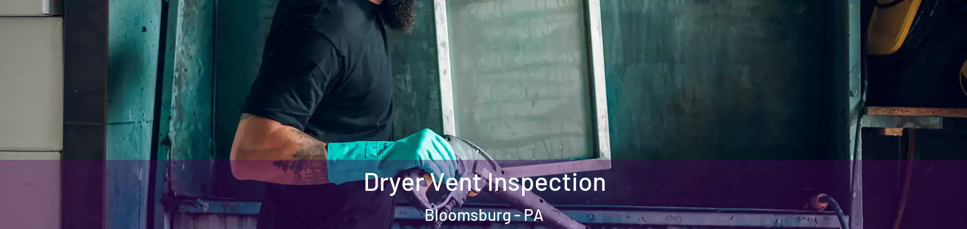  Dryer Vent Inspection Bloomsburg - PA