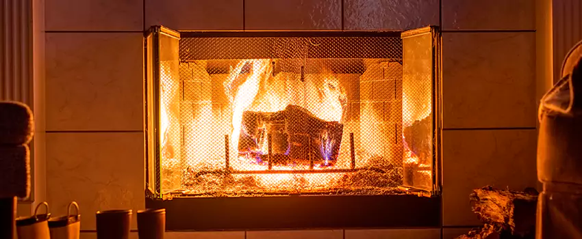 Mendota Hearth Landscape Fireplace Installation in Bloomsburg, Pennsylvania