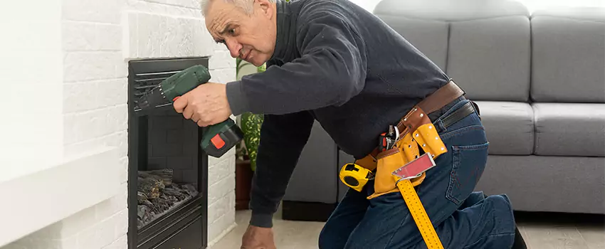 New Indoor Fireplace Installation in Bloomsburg, Pennsylvania